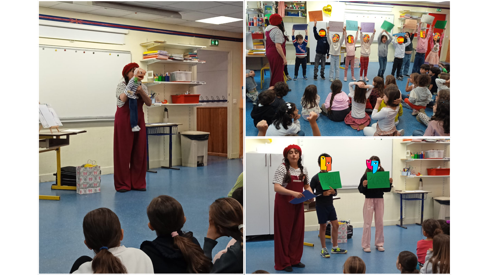 11. Spectacle picasso Spectacle piscasso en espagnol à Eurécole