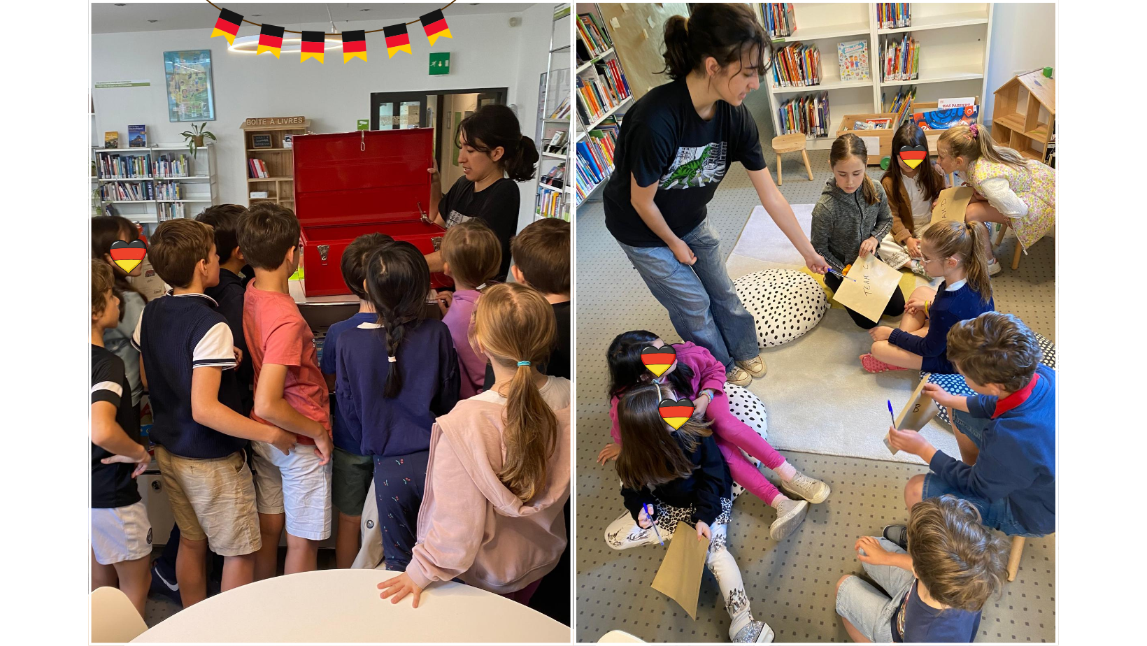 13. goethe institut Atelier en allemand avec les élèves d'Eurécole au sein de l'institut Goethe