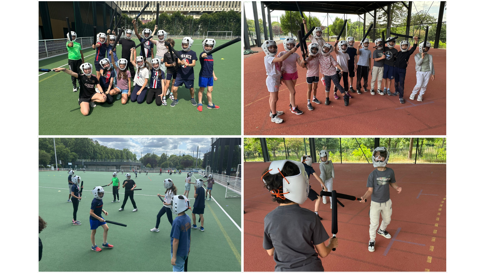 17. Chanbara Initiation au Chanbara avec Alain, professeur d'EPS à Eurécole école bilingue à Paris