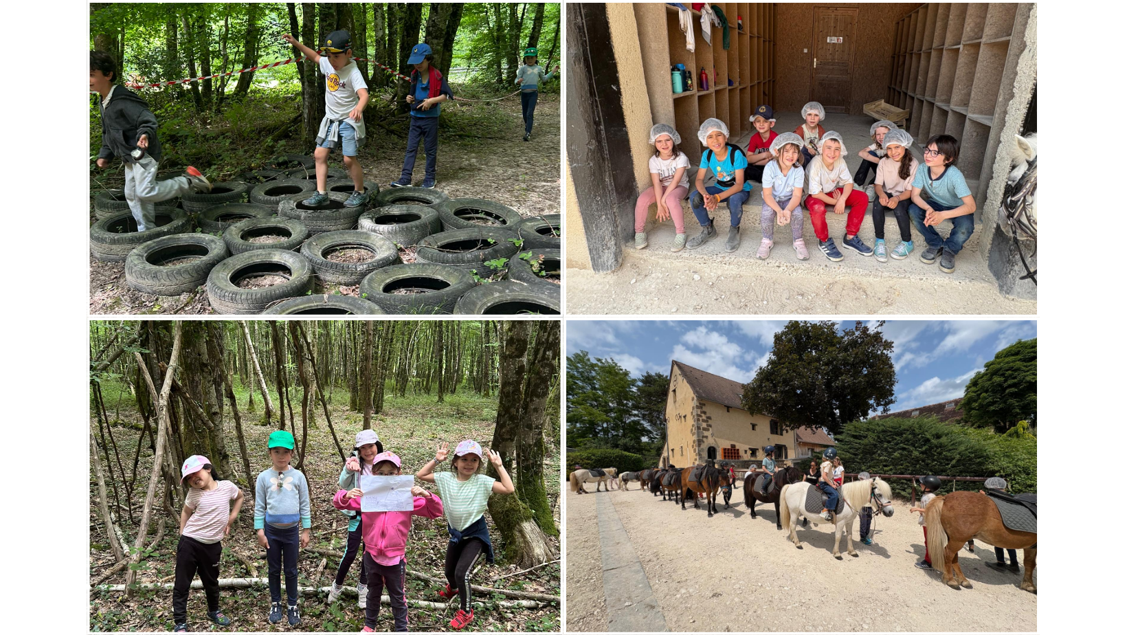 19. voyage en bourgogne Les élèves du primaire d'Eurécole lors de leur voyage en Bourgogne