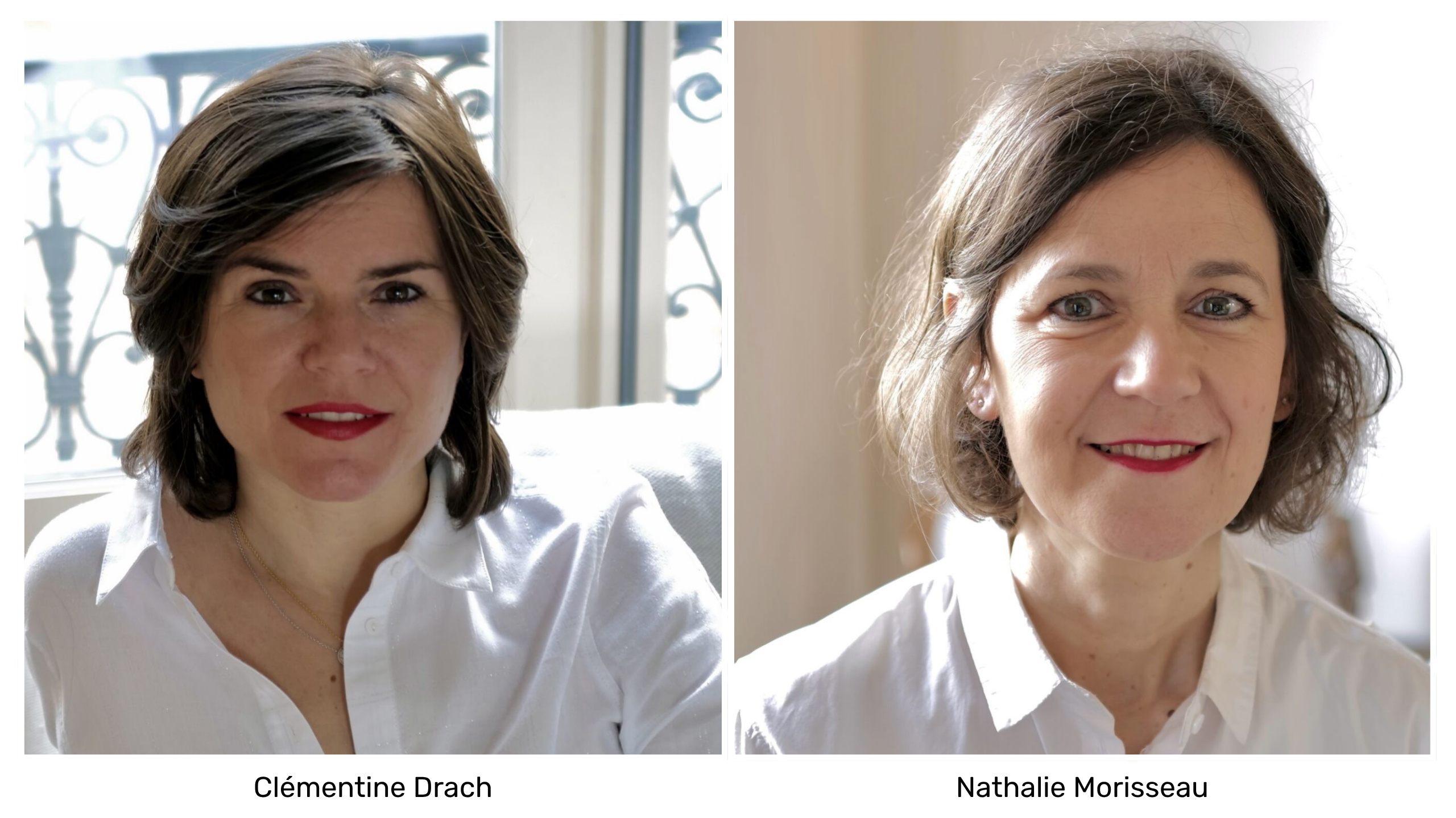 clémentine et nathalie Clémentine Drach et Nathalie Morisseau