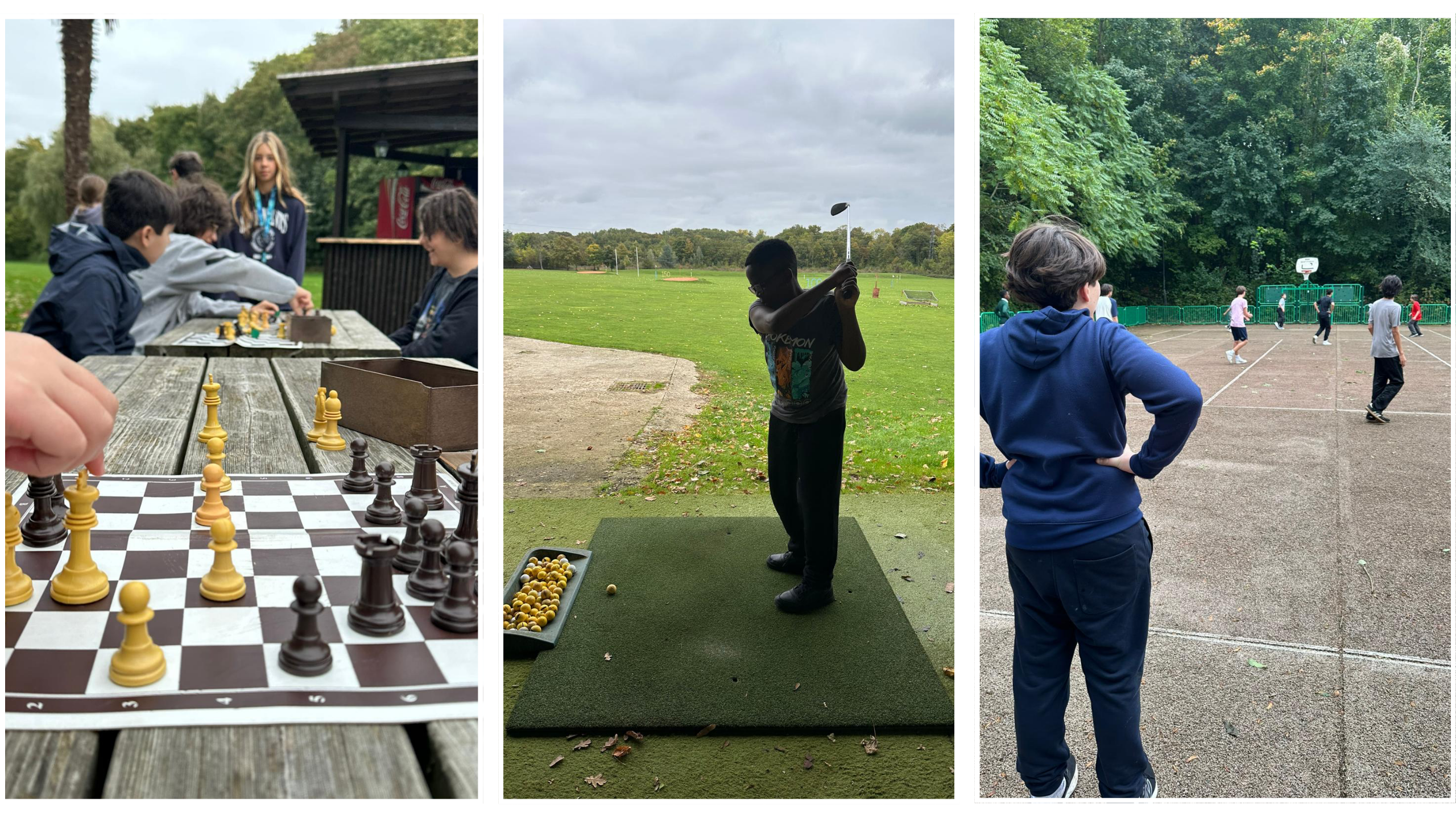 eurécole collège international activités golf