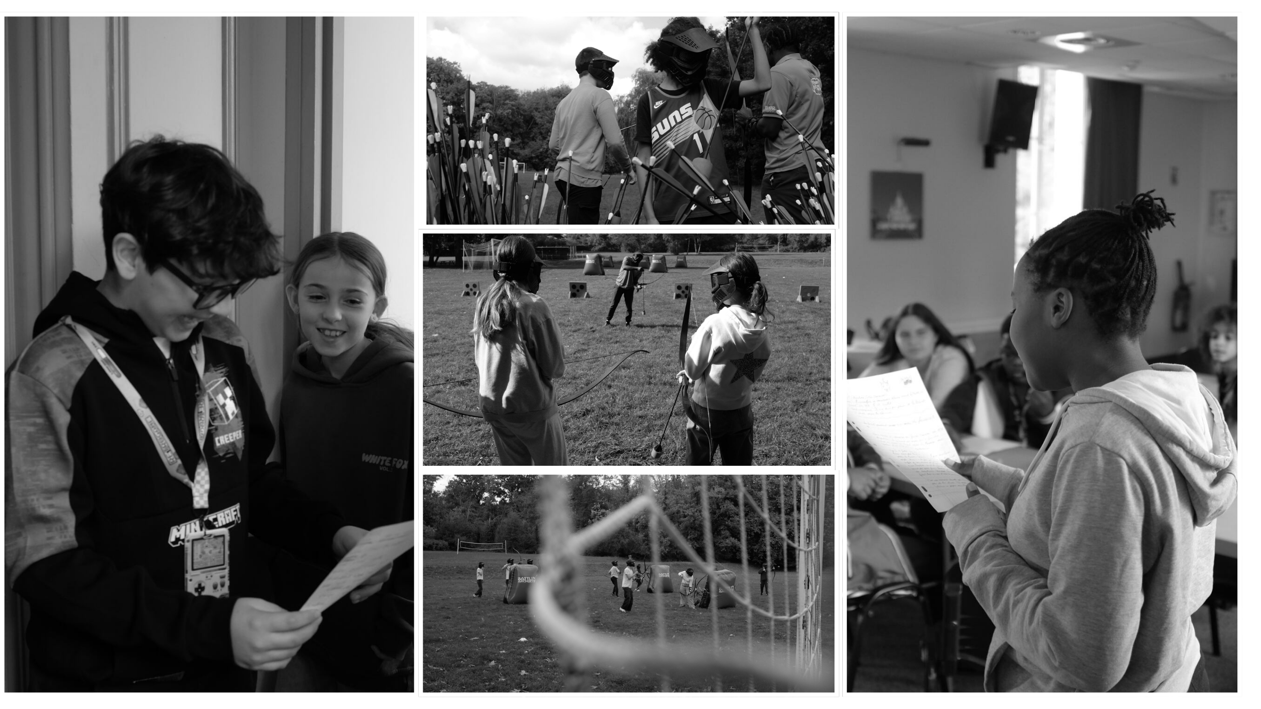 semaine d'integration noir et blanc eurécole collège international