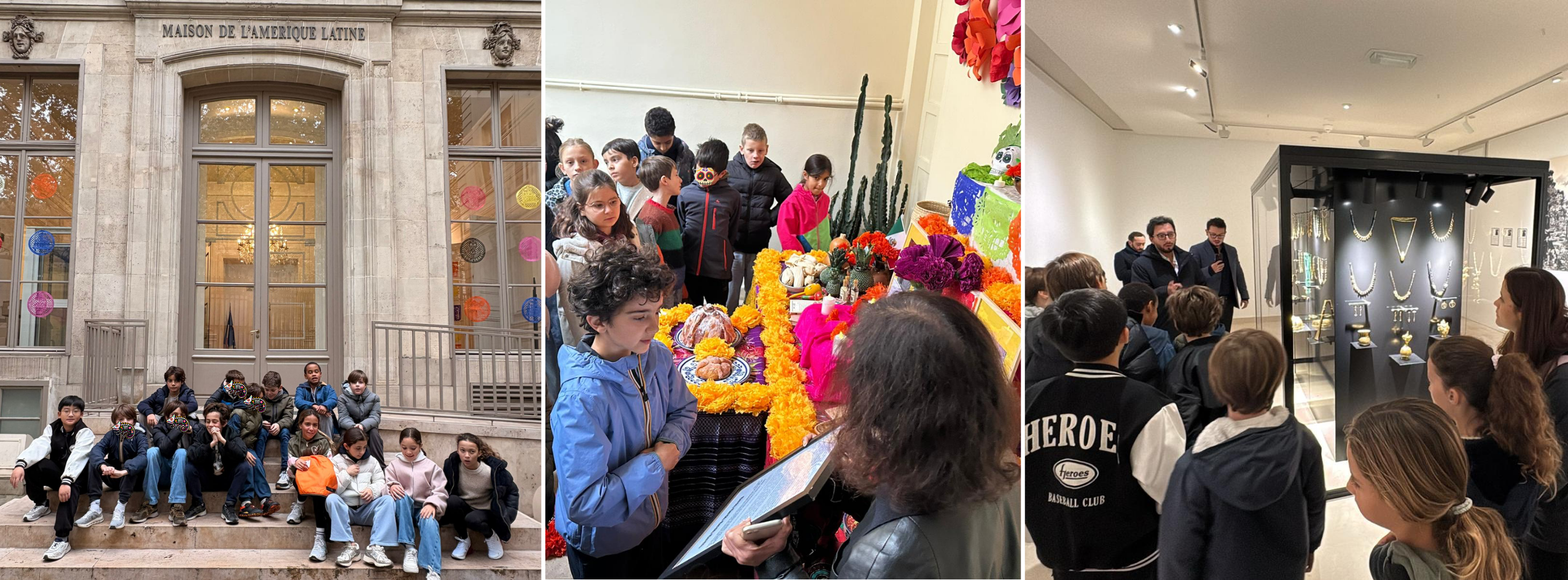 journée des morts célébrée à l'ambassade du mexique par les élèves d'eurecole