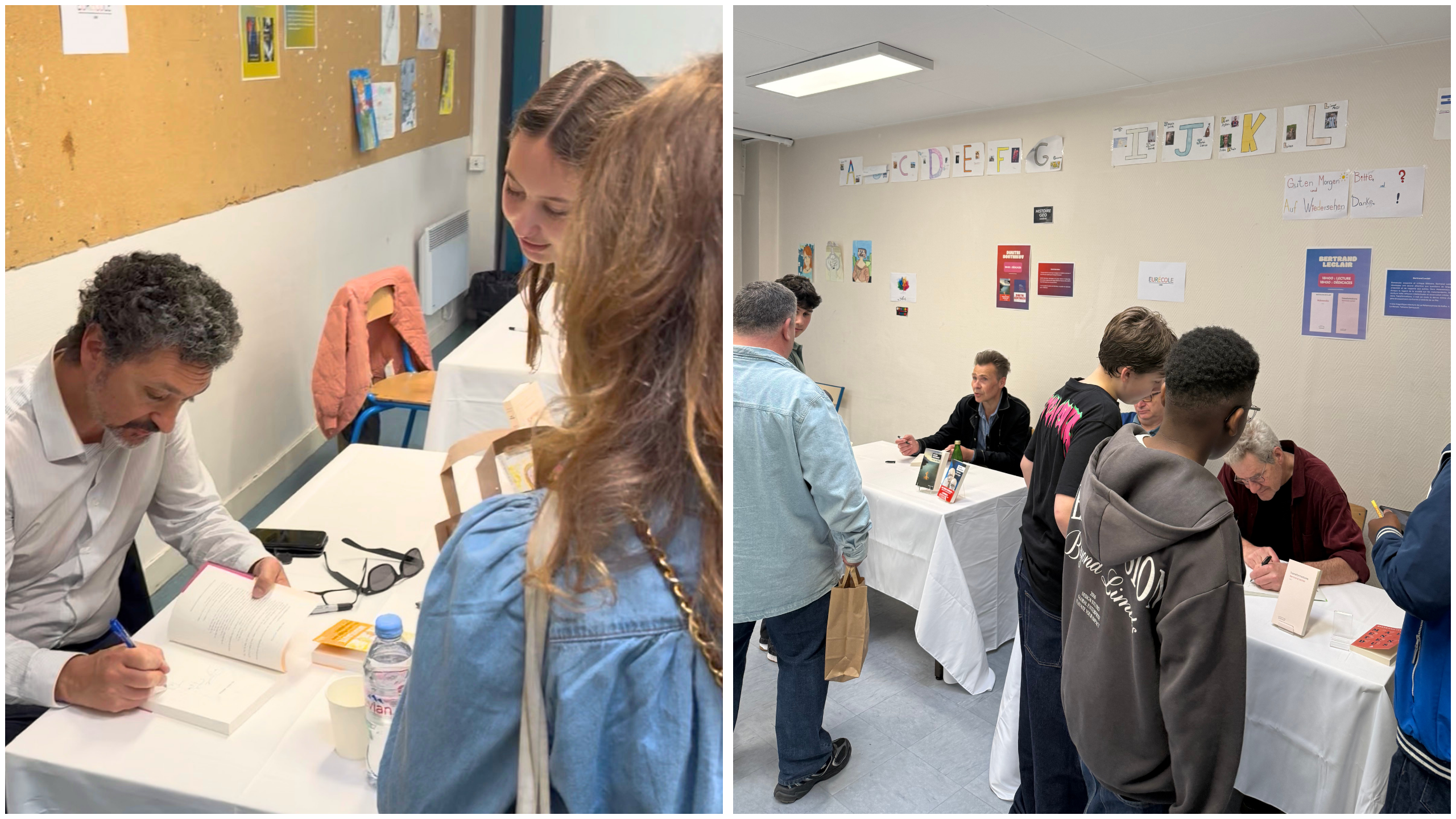dedicace collège international trilingue eurécole cité de l'économie