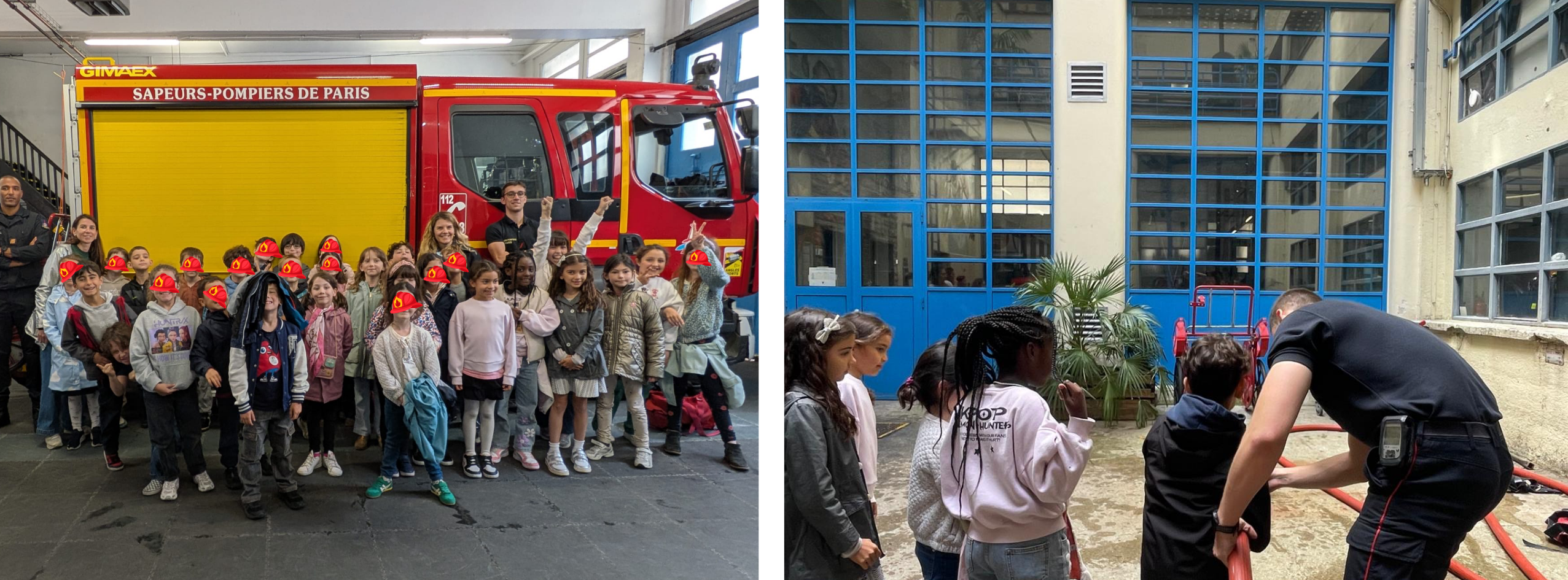 sortie caserne pompier sortie à l'ambassade d'autriche pour les élèves d'eurecole