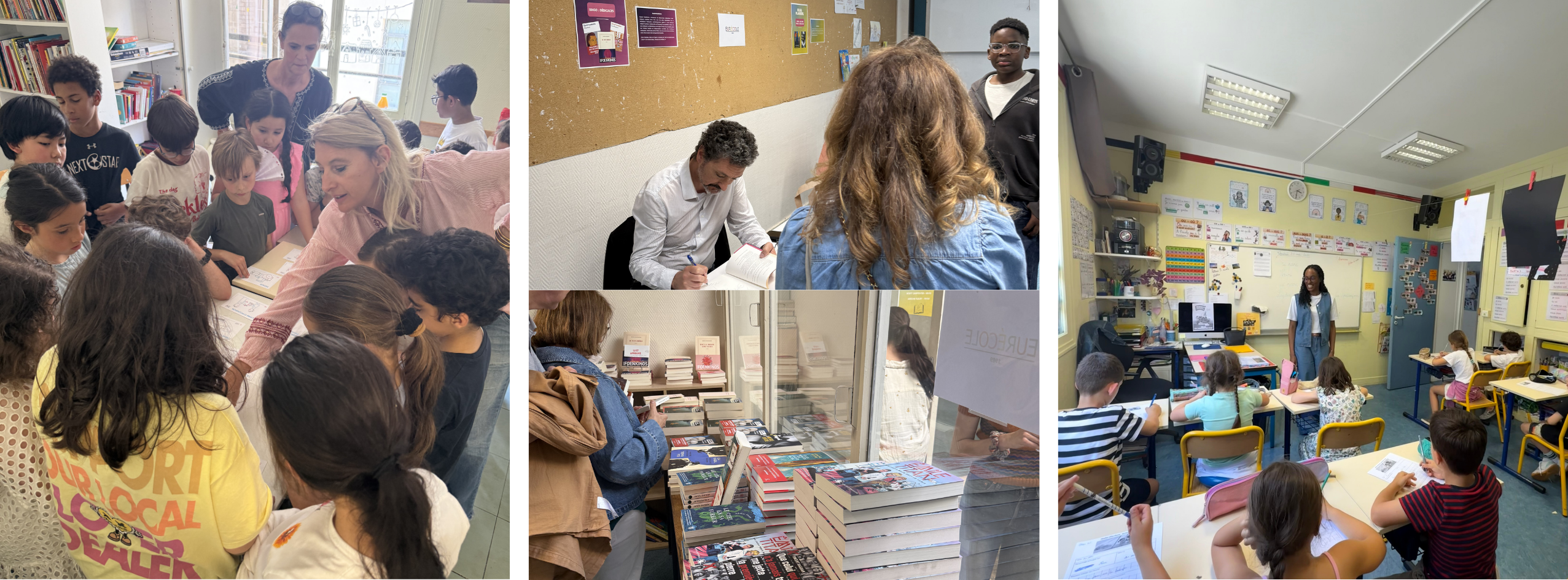salon du livre photo des alumnis d'eurécole