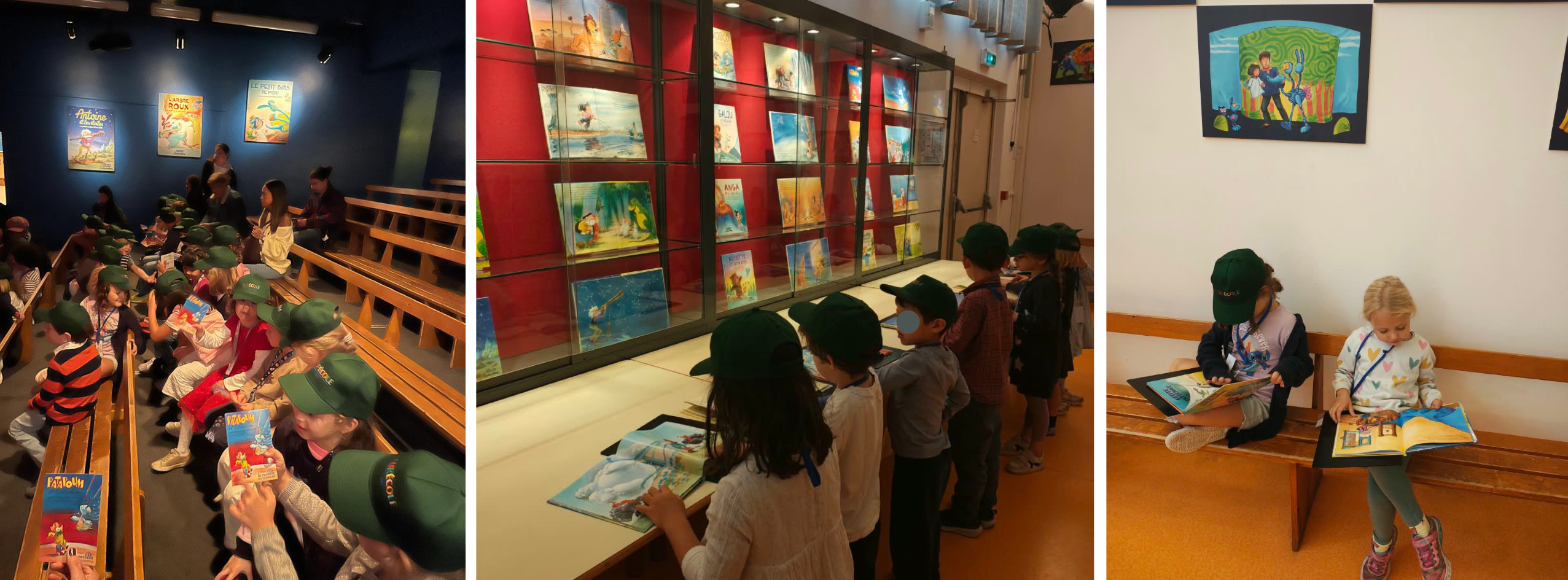 18 Théâtre La Cachette Élèves de maternelle et de CP d'Eurécole découvrant le spectacle vivant et les livres jeunesse au Théâtre de la Cachette à Paris.